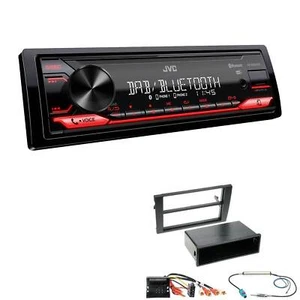 JVC Digital Auto Radio Bluetooth DAB+ USB für Audi A4 2002-2009 schwarz - Bild 1 von 5