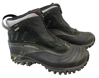 Merrell Snowmotion Boot Mens Size 8 Polartec 400G Primaloft Waterproof Black - Image 1 of 4