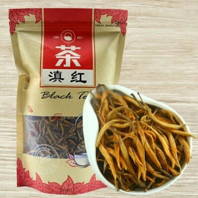 Té negro Supreme Yunnan Fengqing DianHong brotes dorados aguja Dian Hong té 150 g Foto 1 de 4
