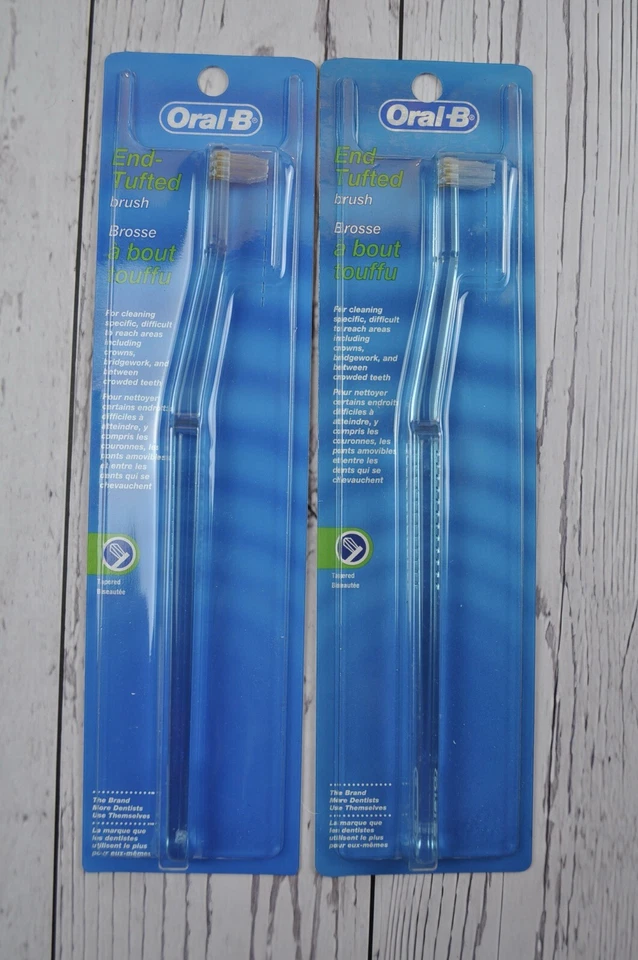 Oral-B End-tufted Denture Toothbrush 1 Count (pack of 6)