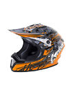 Cyclone Atv Mx Motocross Dirt Bike Off-Road Helmet Dot/Ece Approved- Orange