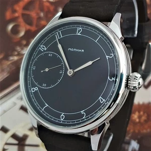 Watch Marriage MOLNIJA 1955 year 3601 Wristwatch Mechanical Vintage Style USSR - Picture 1 of 13