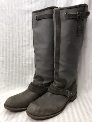 Botas de lona CAT by Caterpillar Corrine para mujer EE. UU. 9,5 pulgadas gris hasta la rodilla Foto 1 de 4