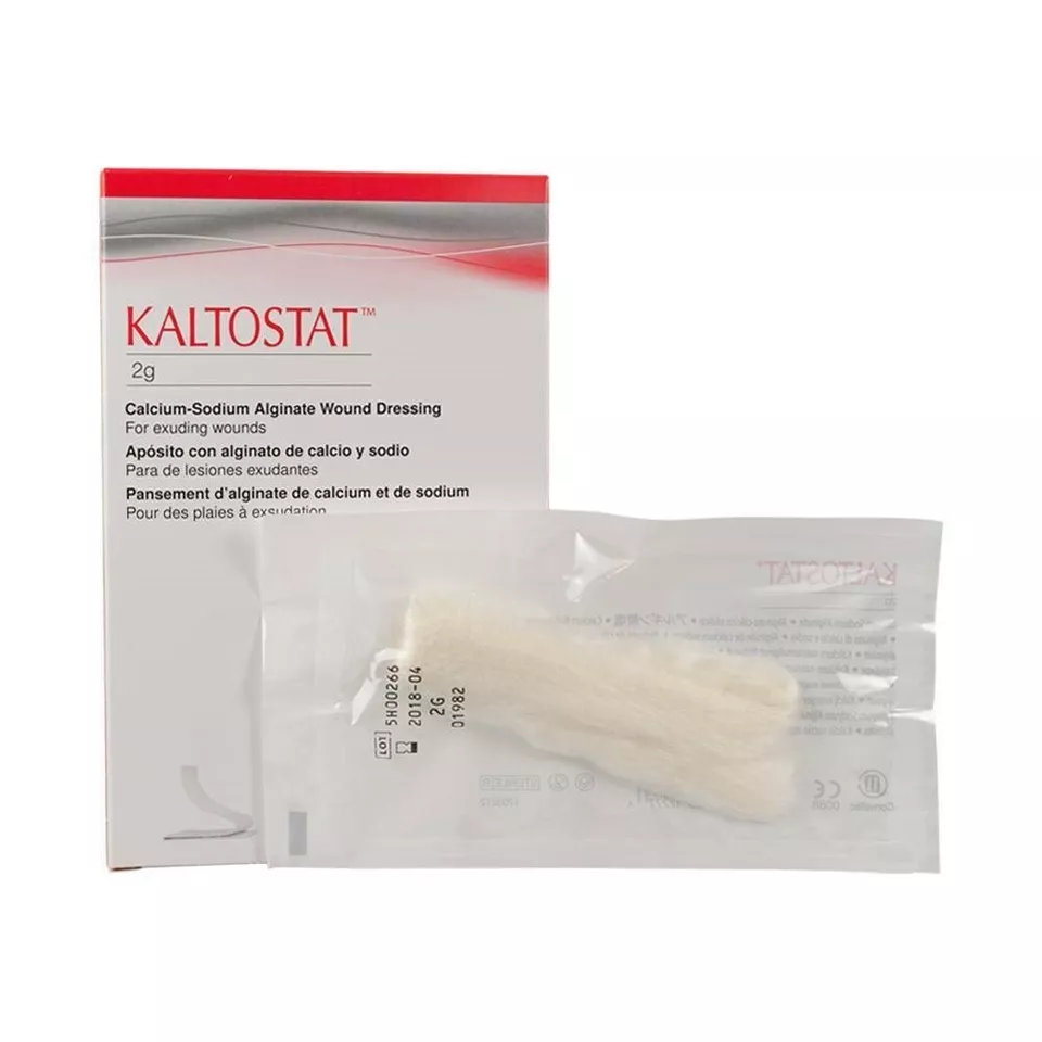 Kaltostat Alginate Rope Dressing 2g Sterile Non-Woven Haemostatic Multi-Qty - Image 1 of 1