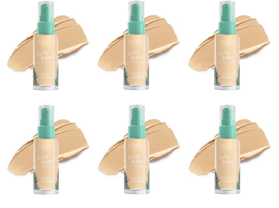 Physicians Formula Butter Believe It! Foundation and Concealer, Fair (6 Pack) - Image 1 of 1