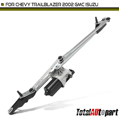 Conjunto de acoplamiento de limpiaparabrisas y motor para Chevrolet Trailblazer 2002 delantero Foto 1 de 4