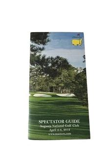 2012 MASTERS SPECTATOR GUIDE AUGUSTA NATIONAL GOLF CLUB Bubba Watson - Picture 1 of 1