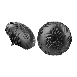 10er Pack 1,5" Eisen Clavos dekorative rustikale Nagelklammer für Möbel gerippt - Bild 1 von 8