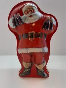 Santa Tin w/deck of playing cards Christmas - Picture 1 of 5
