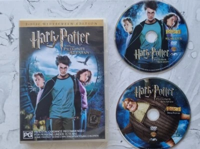 Harry Potter and the Prisoner of Azkaban DVD Region 4 PAL 2 Disc Set- VGC - Image 1 of 2