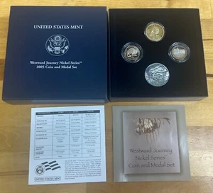 2005 Westward Journey Nickel Series Coin and Medal Set  in OGP w/COA - Picture 1 of 7