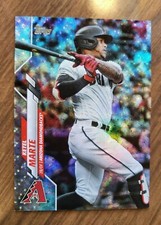 2020 Topps #131 Ketel Marte SSP Rare #1/1 Wal-Mart FoilFractor Diamondbacks