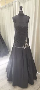 NEU LUXUAR MAGIC NIGHTS ABENDKLEID GR 40 SCHWARZ GOTHIC BRAUTKLEID BALLKLEID - Bild 1 von 1
