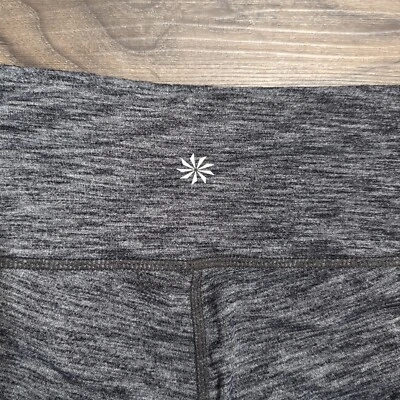 Leggings Athleta Chaturanga Knicker Crop Gris Yoga Capri Pequeños 26"x20" Foto 1 de 4