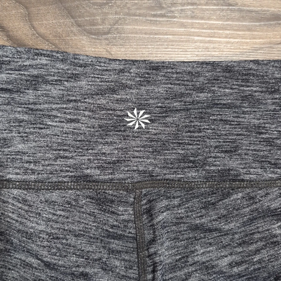 Leggings Athleta Chaturanga Knicker Crop Gris Yoga Capri Pequeños 26"x20" Foto 1 de 4