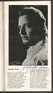 Programa 5° Dimensión Alfredo Kraus Ópera Española Tenor con Original Firmado 1972 - Imagen 1 de 2