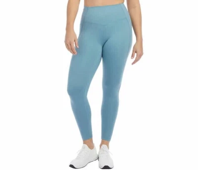 NWT Danskin Women Bonded High Rise Contour Leggings Smoke Blue Sz L $60 EE290 - Imagem 1 de 4