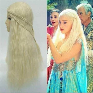 Game of Thrones Cosplay Daenerys Targaryen Costume wig Halloween OneSize - Picture 1 of 4