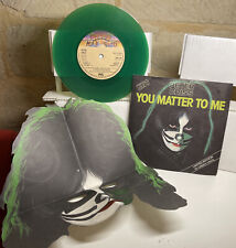 Kiss You Matter To Me 1978 7" Green & Peter Criss Mask Casablanca Uk* Can 117