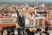 Cartolina Latina Panorama aereo 1974