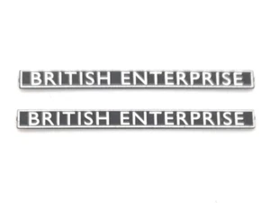 Placas de identificación Hornby genuinas X14482 BRITISH ENTERPRISE para clase W1 Hush Hush NUEVAS - Imagen 1 de 1