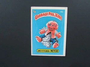 Topps Garbage Pail Kids 1985 primera serie 1 juego mate Break #40a mitch sin coser - Imagen 1 de 4