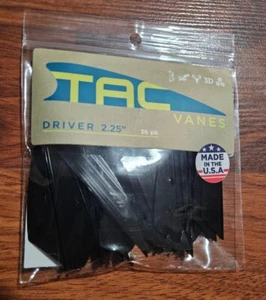 NEU 36er-Pack TAC Flügel SCHWARZ Schraubendreher 2,25" x 0,465" Mittelprofil Hergestellt in den USA Kostenloser Versand! - Bild 1 von 2