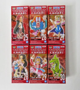 (6 Figurine Set) One Piece The Great Pirates World Collectable Series Vol. 5 - Picture 1 of 7