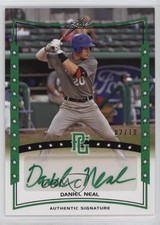 2014 Leaf Perfect Game Showcase Auto Green /10 Daniel Neal #A-DN1 Auto