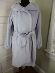 Rebecca Taylor Wool & Alpaca Lilac Blanket Wrap Coat Sz 8 Medium Barney’s NY - Picture 1 of 8