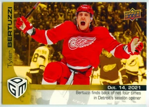 2021-22 UD GAME DATED MOMENTS GOLD /100 #4 TYLER BERTUZZI MINT RAW (TL-7264) - Imagen 1 de 4