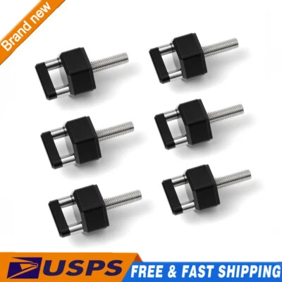 6X Aluminum Hard Top Quick Removal Fastener Thumb Screw for jeep Wrangler JK JL Foto 1 de 4