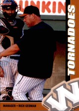2008 Worcester Tornadoes Choice #25 Rich Gedman Manager Worcester Massachusetts