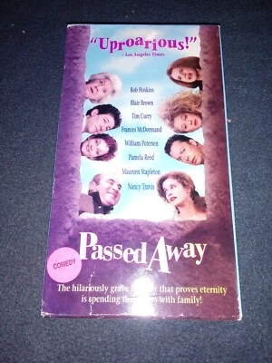 Passed Away VHS Bob Hoskins COMEDY rare  - Image 1 of 4