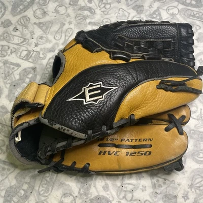 GUANTE DE BÉISBOL EASTON 12.5 " HAVOC NEGRO Y TOSTADO HVC125 DERECHO Usado Gran Forma Foto 1 de 4