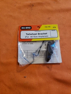 Du-Bro products - Tailwheel Bracket 40 Size RC Plane - Part No 375 - JT25 - Image 1 of 4