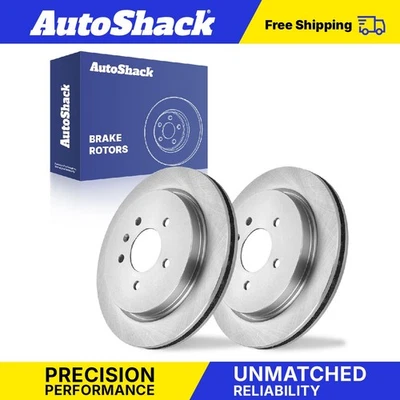 Rear Brake Rotors Pair for Cadillac Seville 2003-2007 CTS 2005-2011 STS V6 - Image 1 of 4