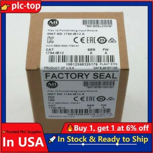 1 Stück Neu Versiegelt AB 1794-IE12 Flex 12 Punkt Analog Eingangsmodul 1794IE12 - Bild 1 von 4