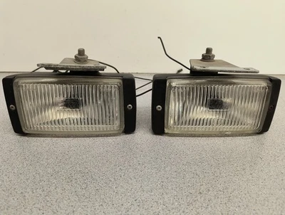 80-92 Jaguar XJ XJS HE Fog Light With Bracket OEM Left LH & Right RH Pair - Image 1 of 4