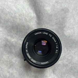 Canon FD 50mm f/1.8 S.C. Prime Camera Lens Manual Focus for Canon 35mm Tested - Imagen 1 de 12