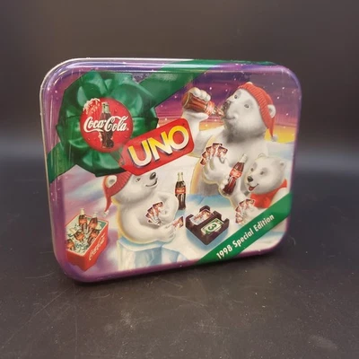Vintage Uno Coca Cola 1998 Special Edition, Sealed NIB 7 - Image 1 of 4