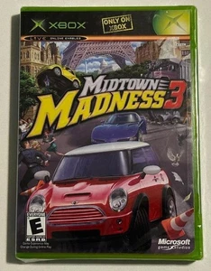 Midtown Madness 3 (Microsoft Xbox, 2003) Brandneu - Hülle beschädigt - Siegel gerissen - Bild 1 von 7