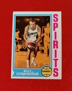 1974 Topps #235 Billy Cunningham Carolina Spirits NBA Card NM+ - Picture 1 of 2