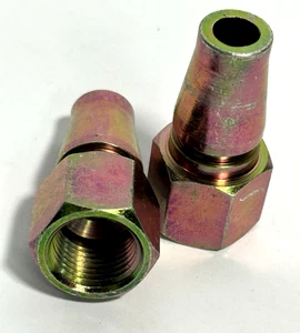 Qty 2, 3M Plug W-3198-2 / 07156 (AAD), 1/2" Body Size, 3/8" FPT, Schrader - Picture 1 of 8