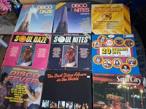 60s 70s 80s Vinyl LP Records Job Lot Disco Soul Stevie Wonder Rose Royce Chic - Picture 1 of 10