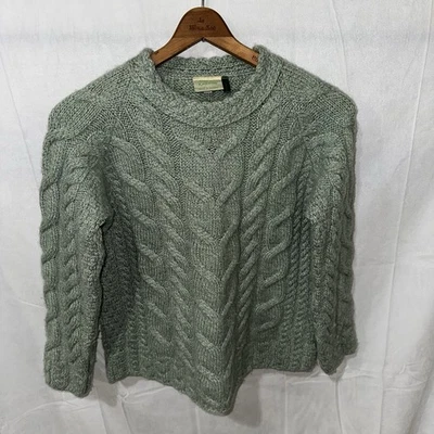 Aran Isles Knitwear Merino Wool Sweater Size S Made in Ireland Cable Knit SOFT! - Image 1 of 4