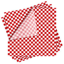  24 Pcs Greaseproof Waxed Paper Imitation Rattan Woven Basket Burger