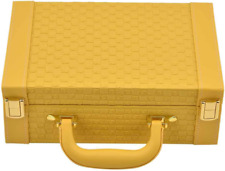 Shop LC Jewelry Gifts Organizer Woven Texture Brief 10.8x7.3x3.5", Yellow 