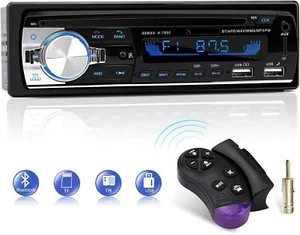 Radio FM Coches 1DIN Bluetooth 5.0 MP3 USB Control Remoto Llamadas Manos Libres - Imagen 1 de 6