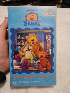 Bear In The Big Blue House HOME IS WHERE THE BEAR IS - VHS PAL Video Rare HTF - Picture 1 of 7